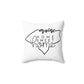Home Sweet Home Maine Decorative Pillow | Gift For Her | Home Decor | State Gift | Customized State Pillow