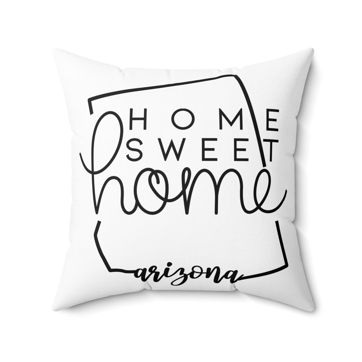 Home Sweet Home Arizona Decorative Pillow | Gift For Her | Home Decor | State Gift | Customized State Pillow