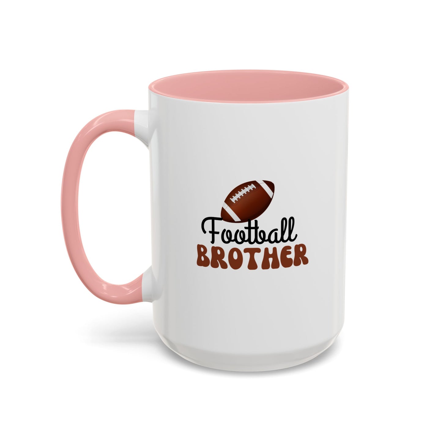 Football Brother Mug | Sports Fan Gift | Kids Mug | Sibling Gift | 11oz Accent Mug | 15oz Accent Mug