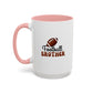 Football Brother Mug | Sports Fan Gift | Kids Mug | Sibling Gift | 11oz Accent Mug | 15oz Accent Mug