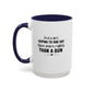 Just A Girl Women's Rights Mug | Viral Feminist Quote Mug | Viral Mug Quote | 11oz Accent Mug | 15oz Accent Mug