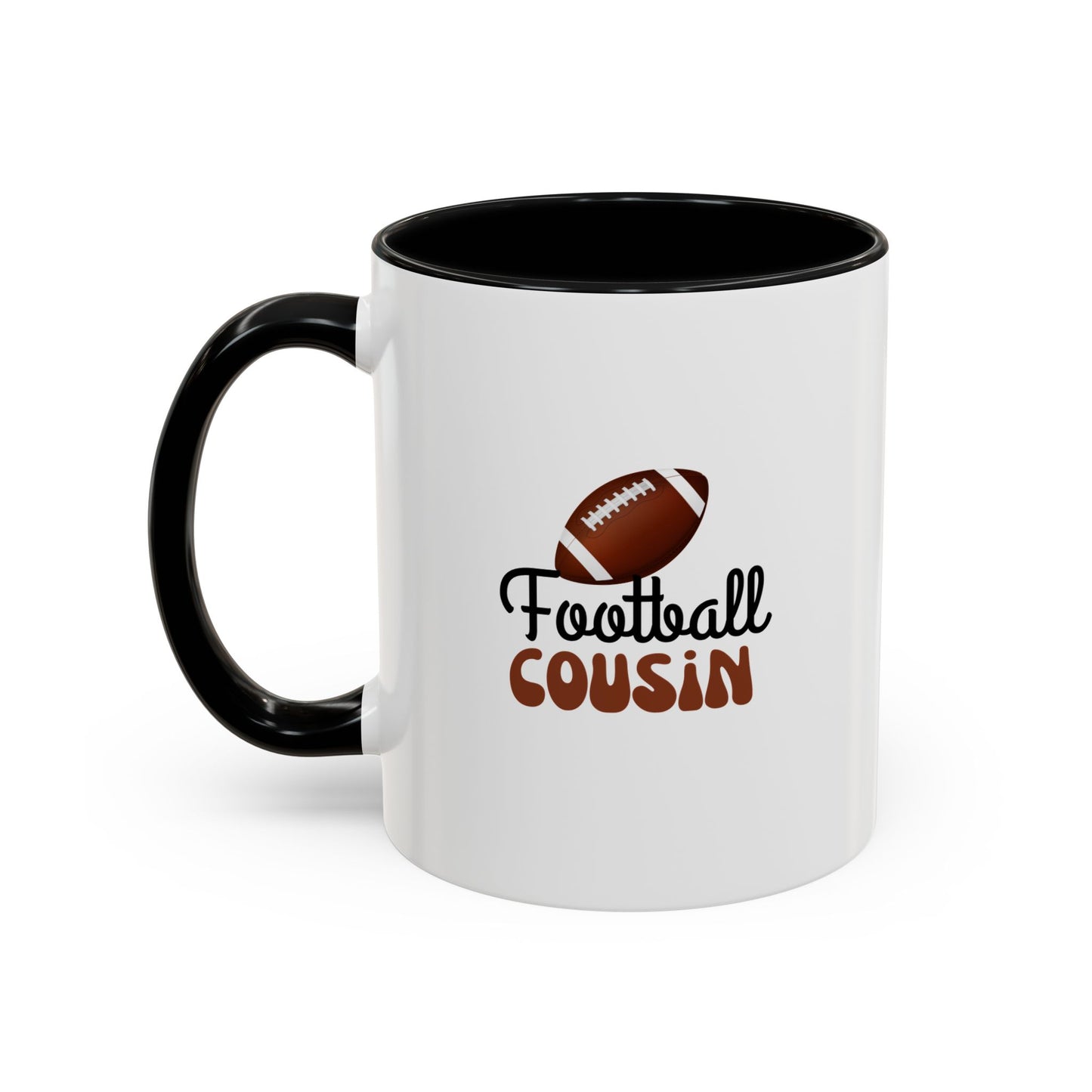 Football Cousin Mug | Sports Fan Gift | Proud Cousin Gift | Ceramic Mug | 11oz Accent Mug | 15oz Accent Mug