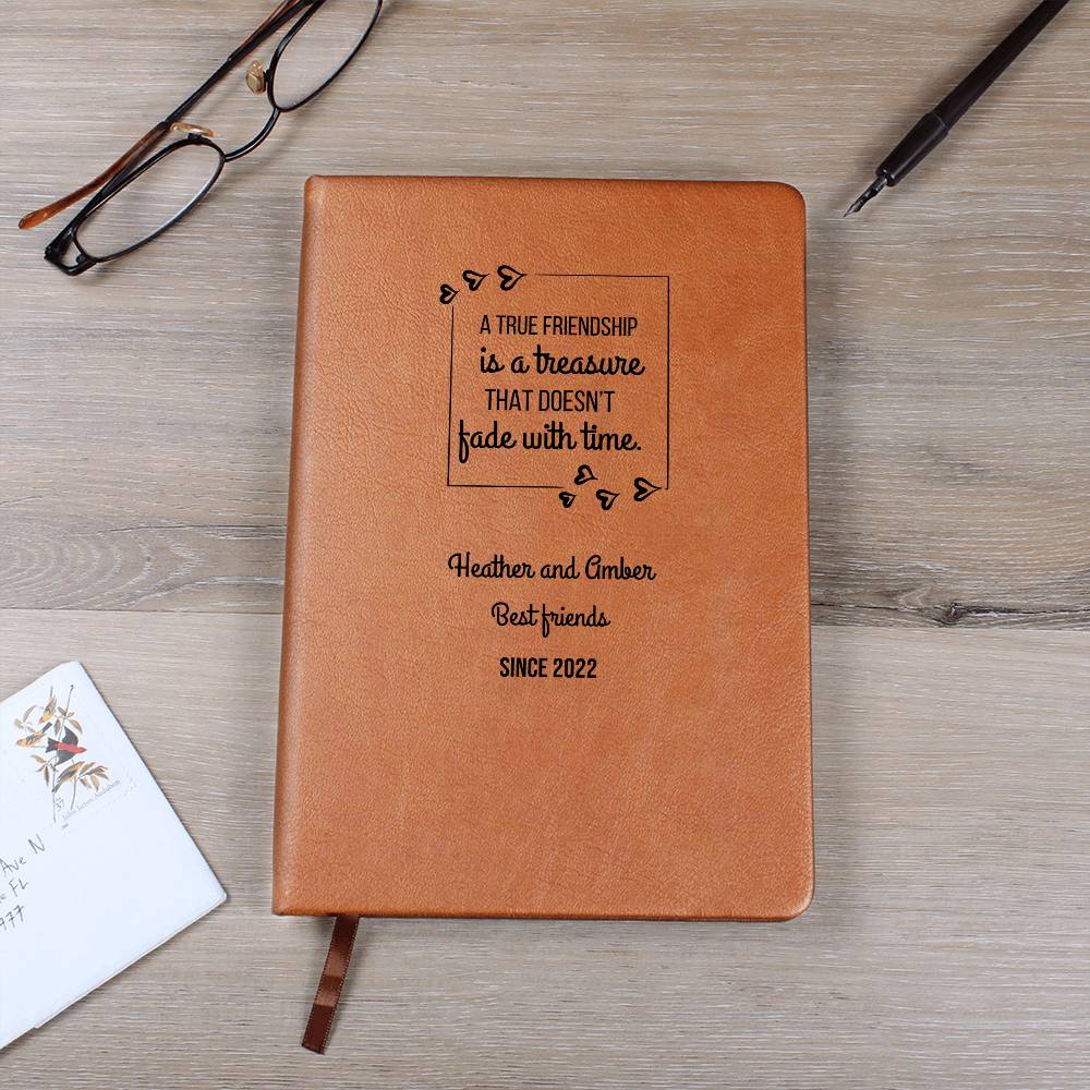 True Friendship Quote Keepsake Journal