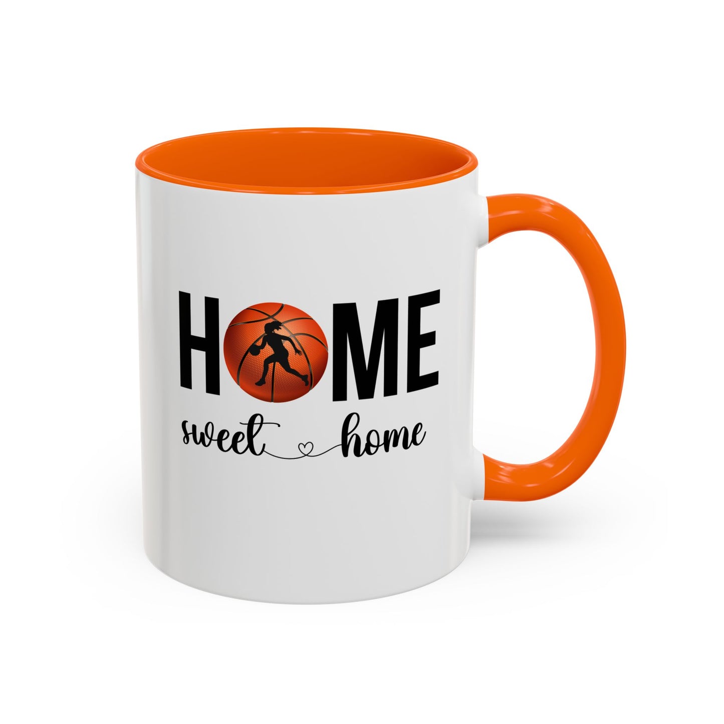 Female Basketball Player Mug | Home Sweet Home Mug | Sports Mug |11oz Accent Mug | 15oz Accent Mug | Gift Idea