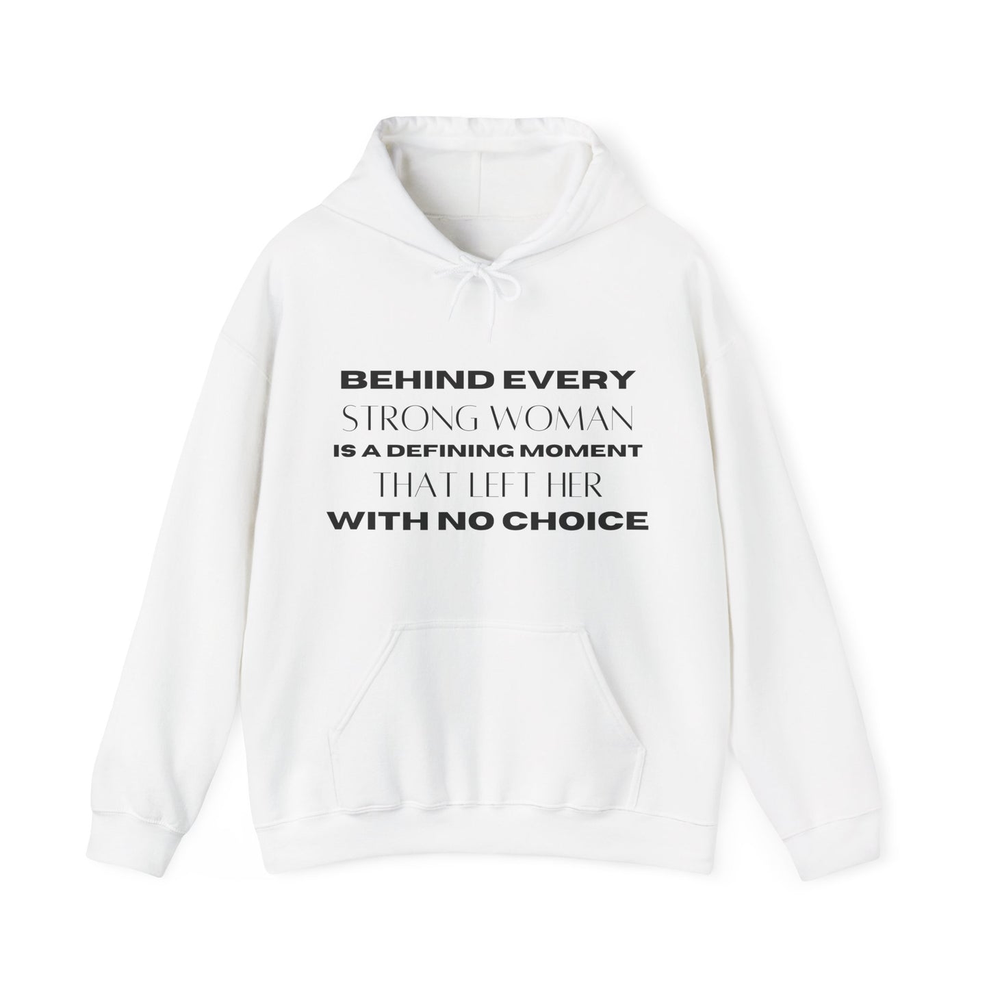 Strong Woman Defining. Moment Hoodie | Motivational Gift For Her | Inspirational Quote