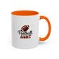 Football Aunt Mug | Sports Fan Gift | Favorite Aunt Gift | Funny Gift | 11oz Accent Mug | 15oz Accent Mug