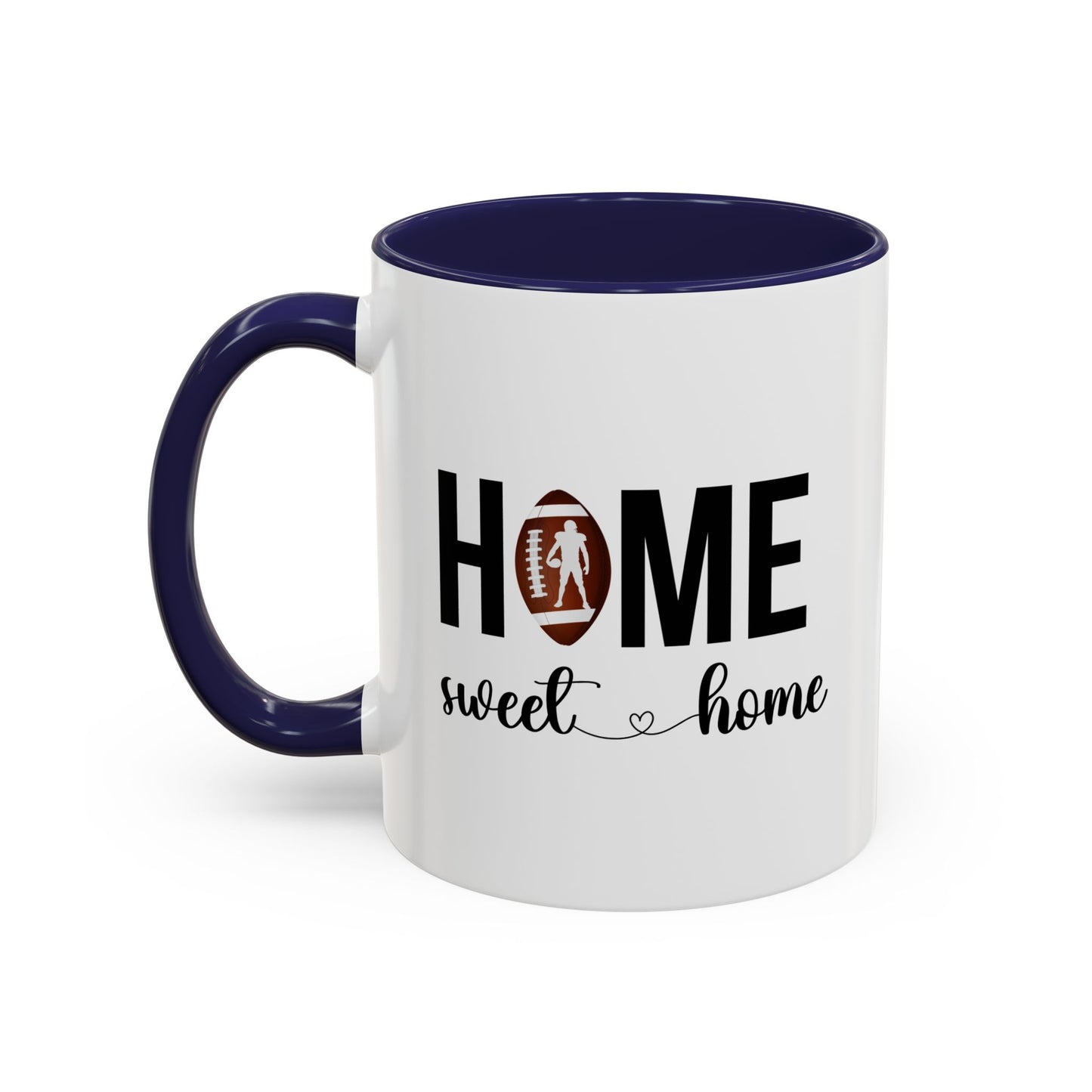 Male Football Home Sweet Home Mug | Sports Mug |11oz Accent Mug | 15oz Accent Mug | Football Mug