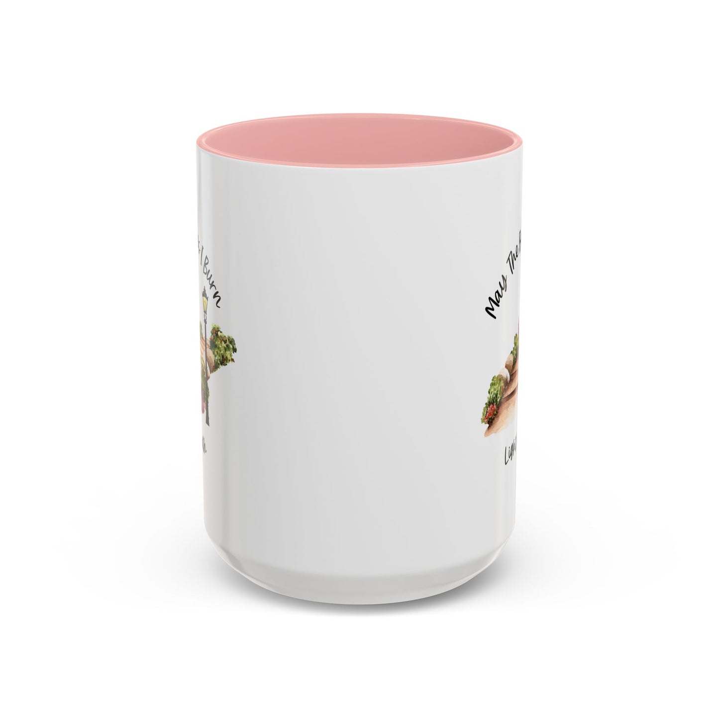 Cute May The Bridges I Burn Light My Path Mug |11oz Accent Mug | 15oz Accent Mug | Ceramic | Inspirational Gift | Conversation Starter