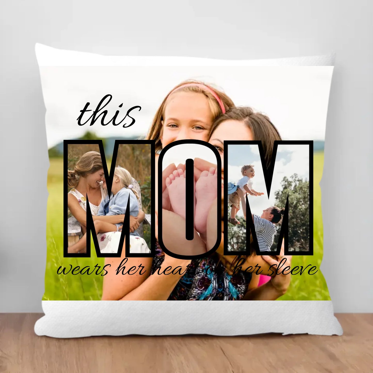 Personalized Mother's Photo Pillow | Mother's Day Gift | Photo Frames