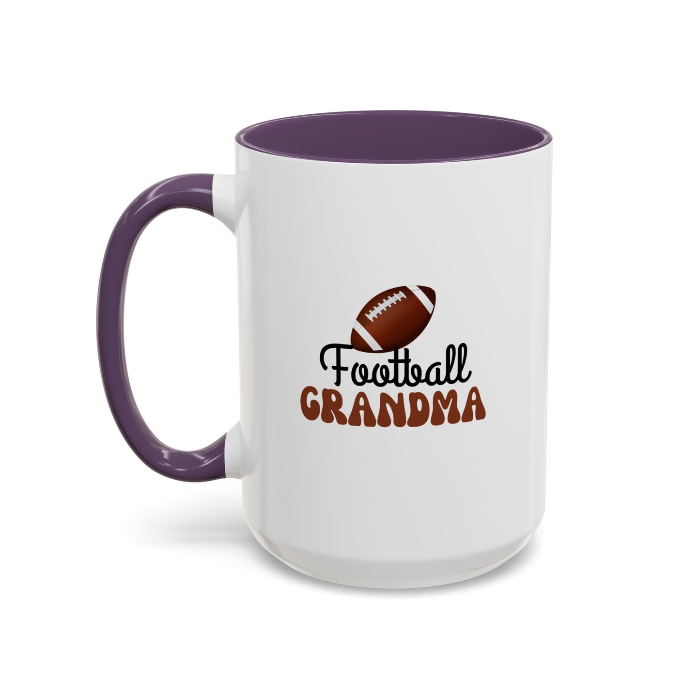 Football Grandma Mug | Sports Fan Gift | Proud Grandma Gift | Ceramic Mug | 11oz Accent Mug | 15oz Accent Mug