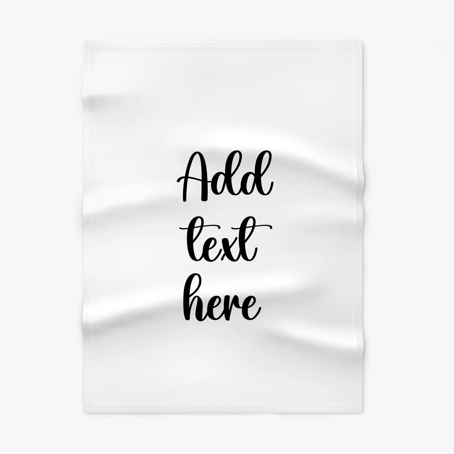 Add Text Here | Personalized Blankets | Velveteen Blanket | Baby Blankets | Kids Blankets