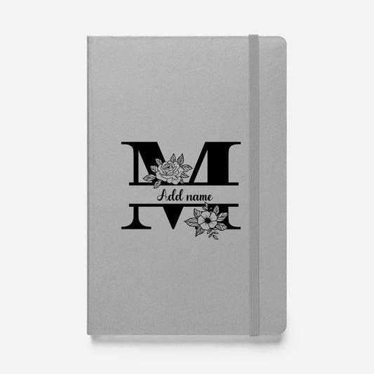 Personalized Monogram Journal Letter M | Leather Journal | Leather Hardcover Journal | Journaling Gift | Sketch book | Self Care