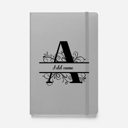Personalized Leather Journal Letter A | Leather Hardcover Journal | Journaling Gift | Sketch book | Self Care