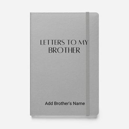 Letters To My Brother Leather Journal | Personalized Leather Journal | Gift for Brother | Self Care | Journaling