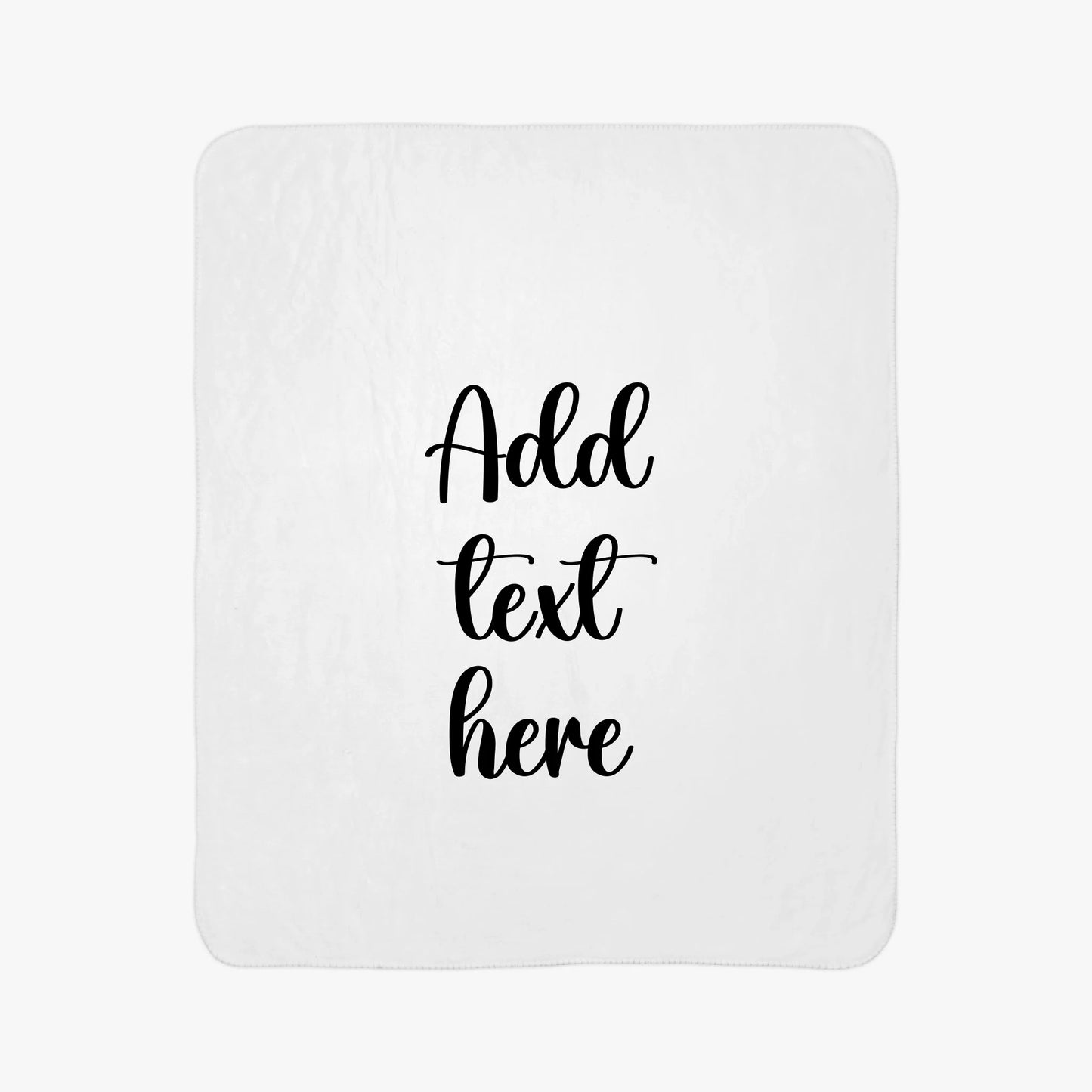 Add Text Here | Personalized Blankets | Velveteen Blanket | Baby Blankets | Kids Blankets
