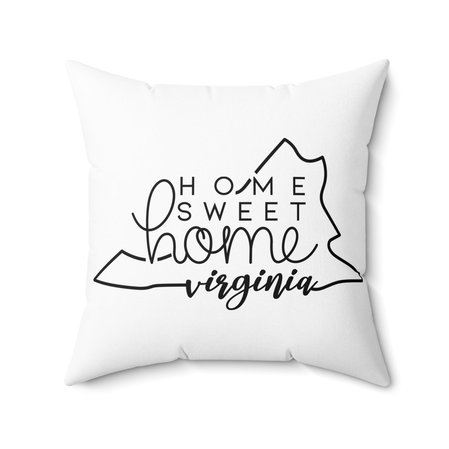 Home Sweet Home Virginia Decorative Pillow | Gift For Her | Home Decor | State Gift | Customized State Pillow