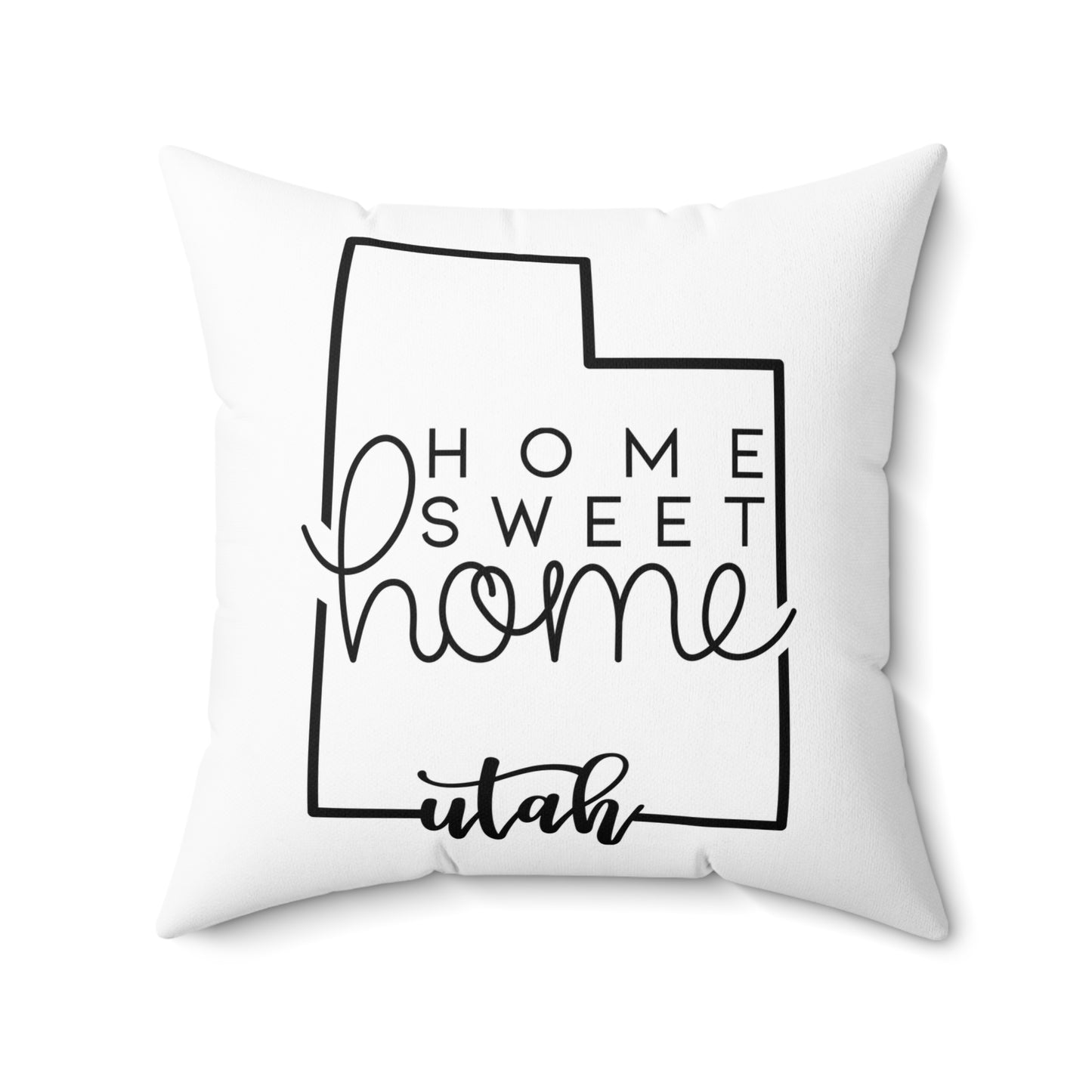 Home Sweet Home Utah Decorative Pillow | Gift For Her | Home Decor | State Gift | Customized State Pillow