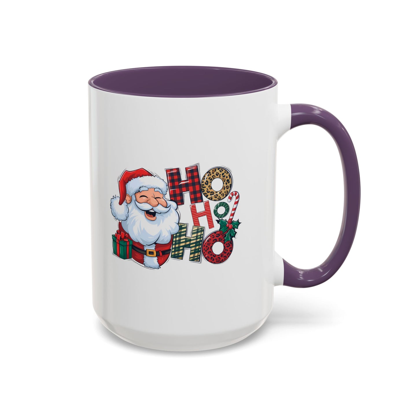 Santa Ho Ho Ho Christmas Mug | Gift Idea | Gift for Kids | Kids Christmas Gift Idea | Kids Mug | 11oz Accent Mug | 15oz Accent Mug