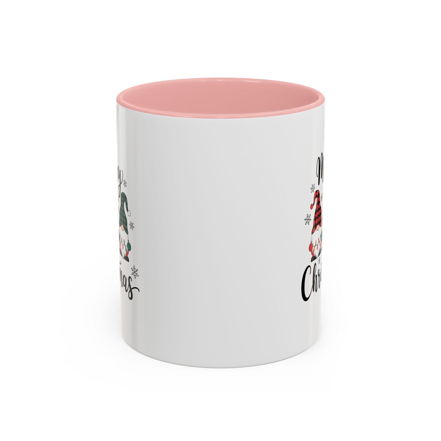 Cute Colorful Merry Christmas Elves In Colorful Hats | Christmas Mug | Christmas Gift | 11oz Accent Mug | 15oz Accent Mug