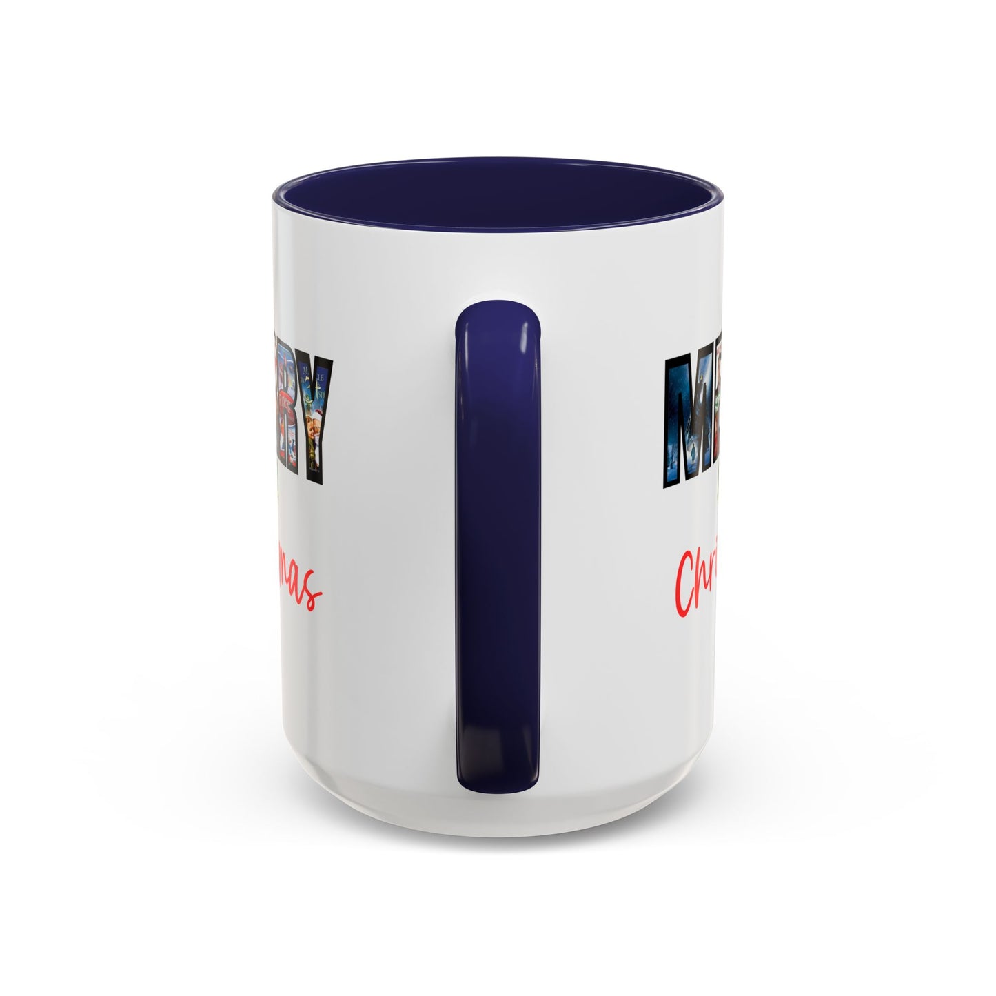 Merry Christmas Nostalgic Movie Poster Mug | 11oz | 15oz | Christmas Gift | Funny Christmas Gift | Accent Mug