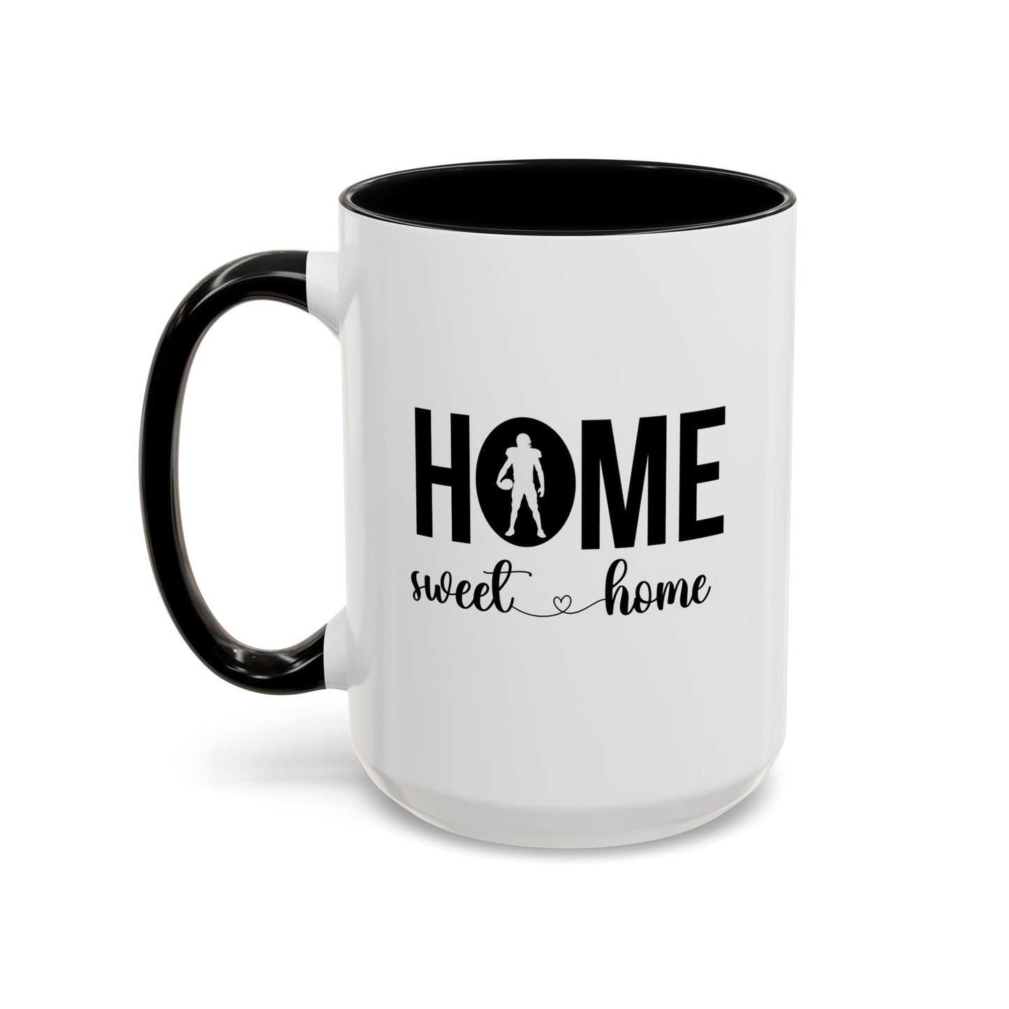 Male Football Mug | Sports Mug |11oz Accent Mug | 15oz Accent Mug | Football Mug | Home Sweet Home Mug