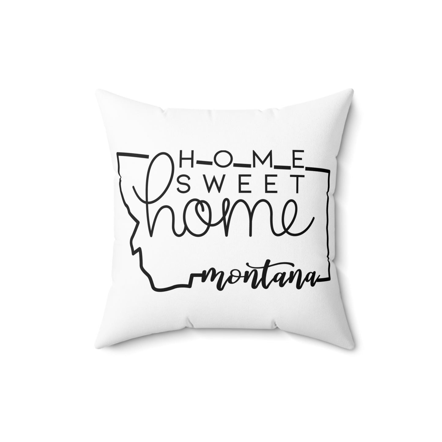 Home Sweet Home Montana Decorative Pillow | Gift For Her | Home Decor | State Gift | Customized State Pillow