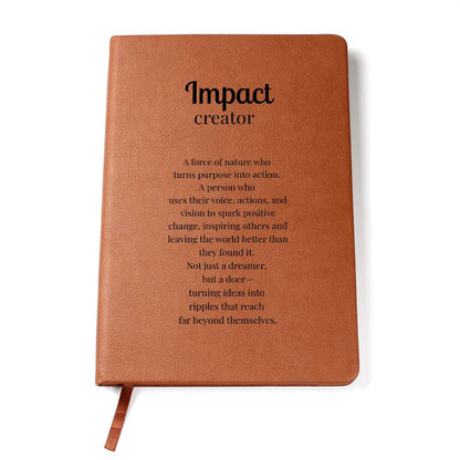 Customized Impact Creator Leather Journal