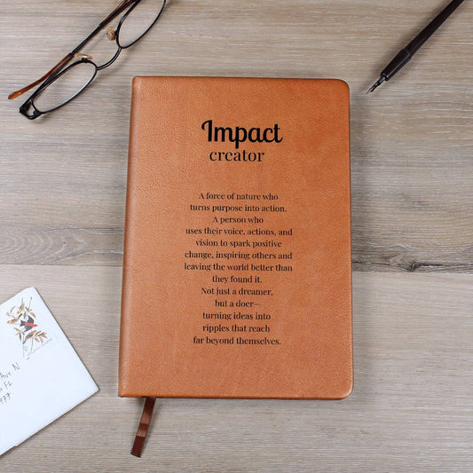Customized Impact Creator Leather Journal