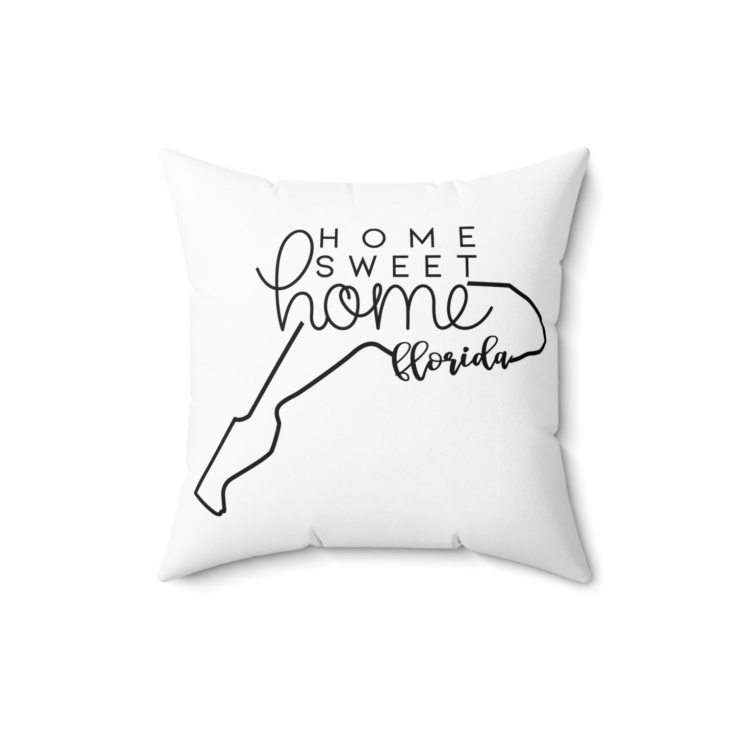 Home Sweet Home Florida Decorative Pillow | Gift For Her | Home Decor | State Gift | Customized State Pillow