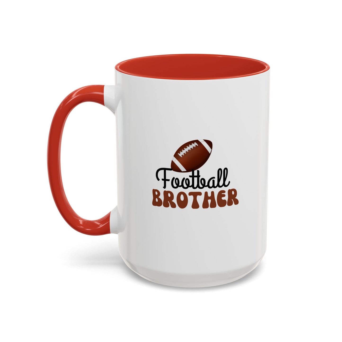 Football Brother Mug | Sports Fan Gift | Kids Mug | Sibling Gift | 11oz Accent Mug | 15oz Accent Mug