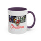 Cute Merry Christmas Nostalgic Holiday Movie Poster Mug | Christmas Gift | Funny Christmas Gift | Accent Mug | 11oz | 15oz |