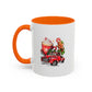 Red Christmas Truck Mug | Cute Gingerbread Man Mug | Christmas Gift Idea | 11oz Accent Mug | 15oz Accent Mug