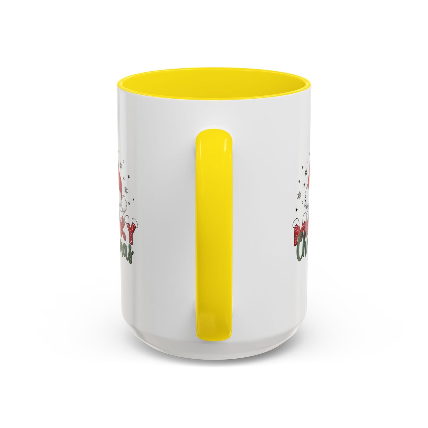 Merry Christmas Santa Hat | Cute Christmas Mug | Christmas Gift | 11oz Accent Mug | 15oz Accent Mug | Gift for Kids | Teen Gitf