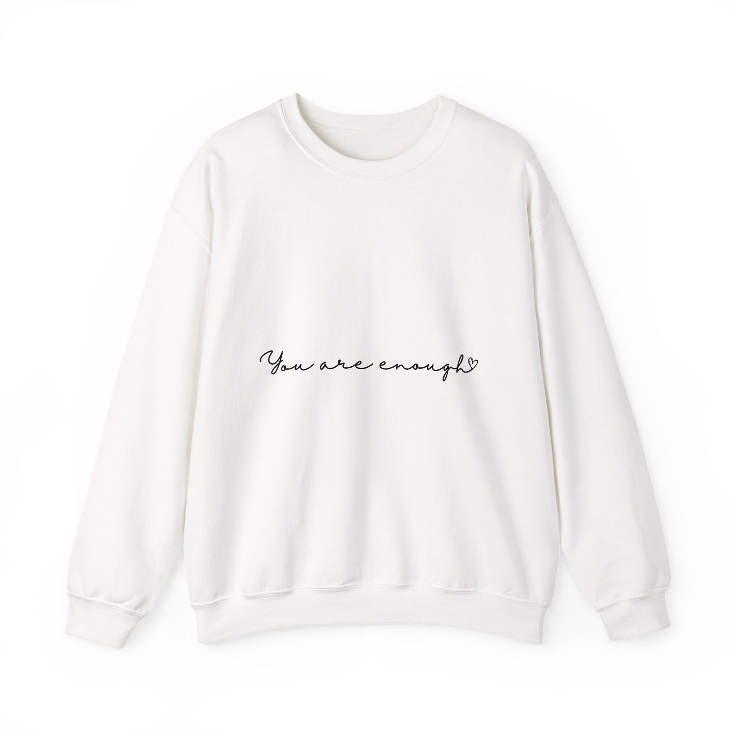 You Are Enough Inspirational Quote Unisex Heavy Blend™ | Motivational Sweatshirt | Inspirational Gift | Gift For Her | Gift For Him