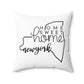 Home Sweet Home New York Decorative Pillow | Gift For Her | Home Decor | State Gift | Customized State Pillow