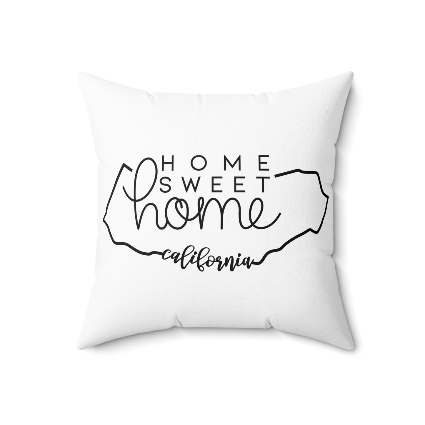 Home Sweet Home California Decorative Pillow | Gift For Her | Home Decor | State Gift | Customized State Pillow