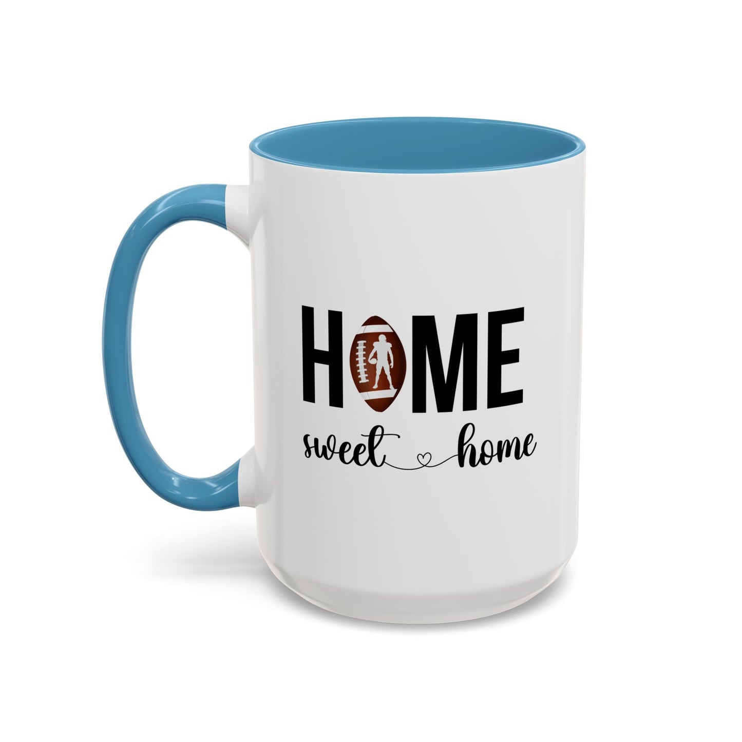 Male Football Home Sweet Home Mug | Sports Mug |11oz Accent Mug | 15oz Accent Mug | Football Mug