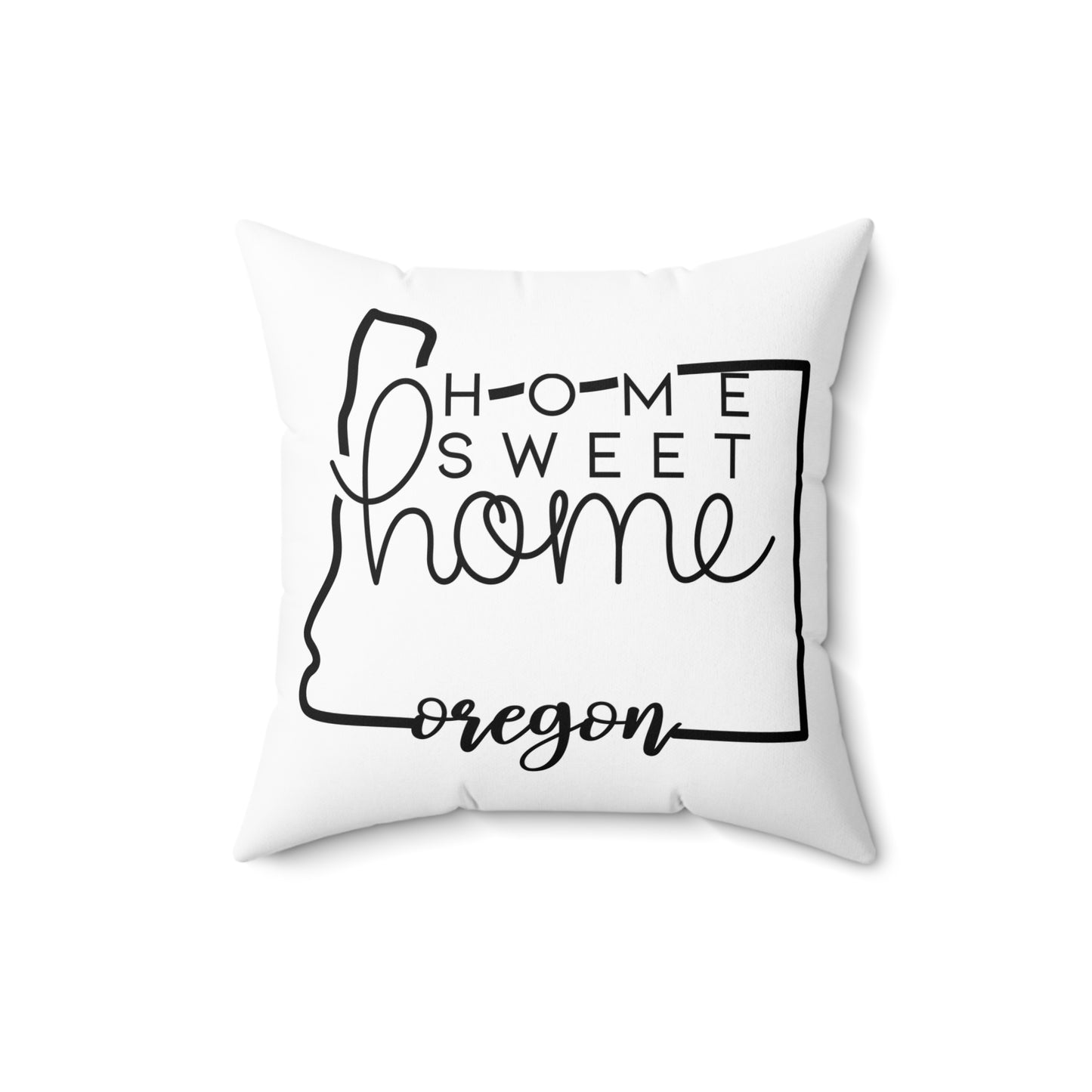 Home Sweet Home Oregon Decorative Pillow | Gift For Her | Home Decor | State Gift | Customized State Pillow