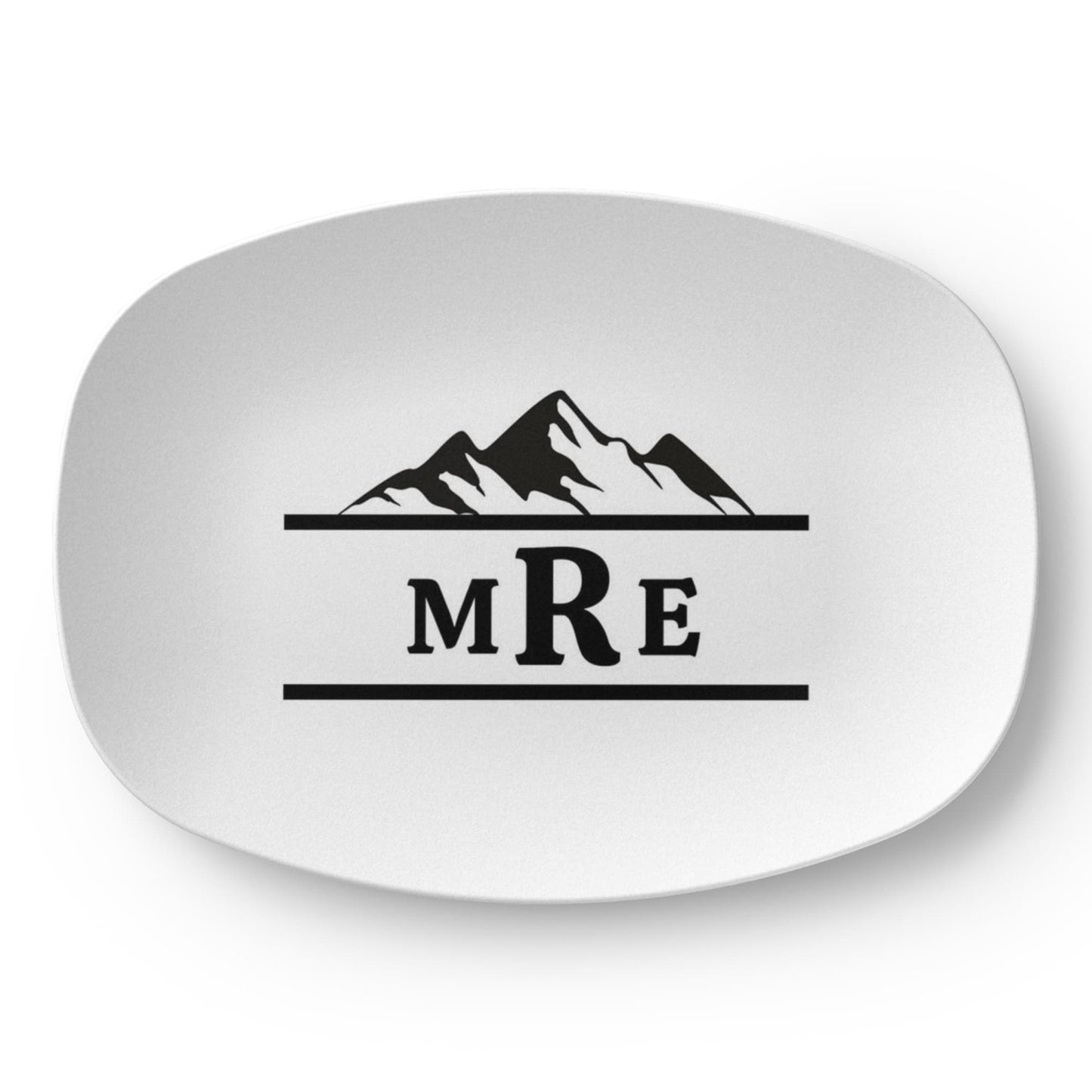 Personalized Gift Platter For Him | Mountain Scape BBQ Tray | Custom Tray For Dads Anniversary Wedding Boyfriend Platter