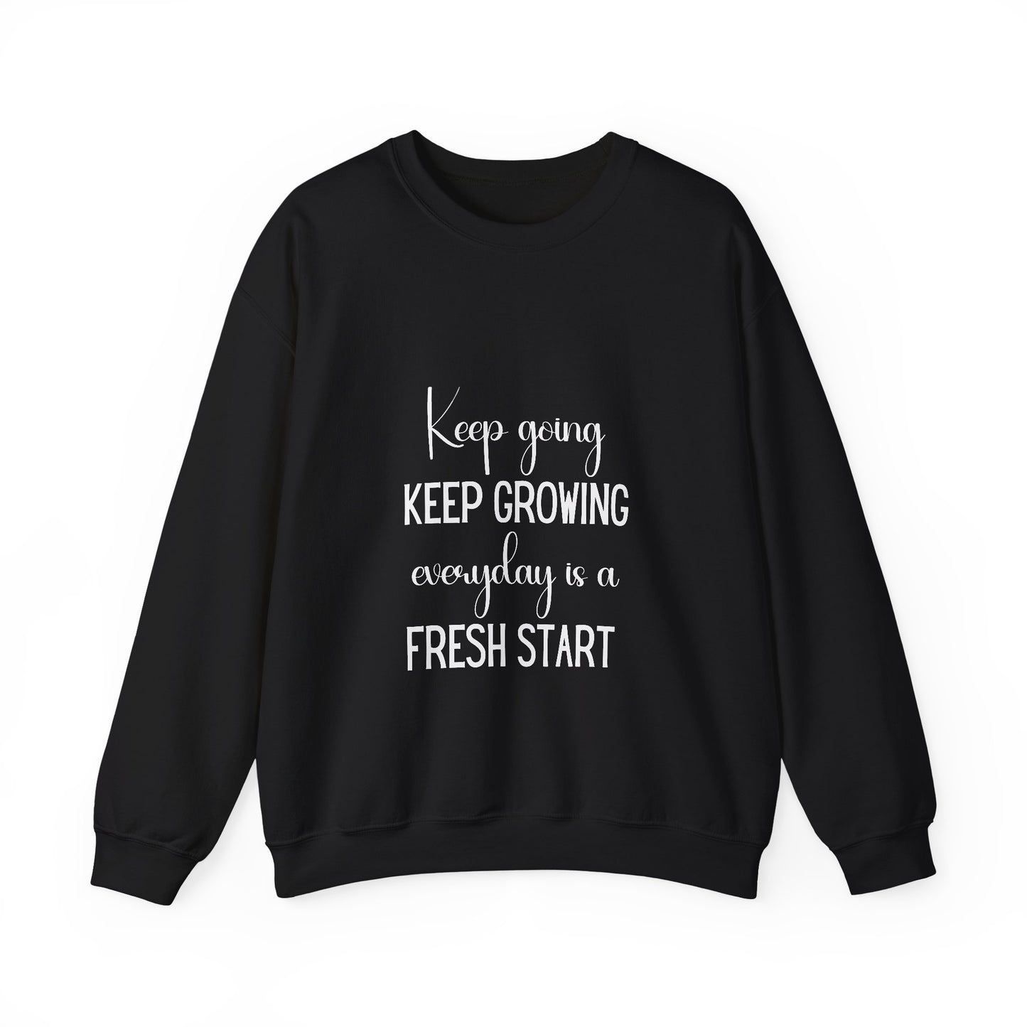 Keep Growing Inspirational Quote Unisex Heavy Blend™ | Motivational Sweatshirt | Inspirational Gift | Gift For Her | Gift For Him