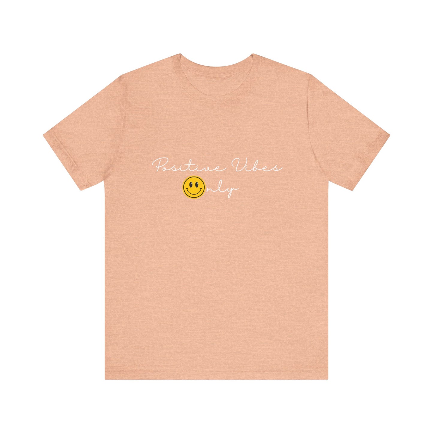 Positive Vibes Only Smiley Face Emoji T-shirt