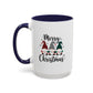 Cute Colorful Merry Christmas Elves In Colorful Hats | Christmas Mug | Christmas Gift | 11oz Accent Mug | 15oz Accent Mug