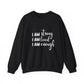 I Am Strong Inspirational Quote Unisex Heavy Blend™ | Motivational Sweatshirt | Inspirational Gift | Gift For Her | Gift For Him