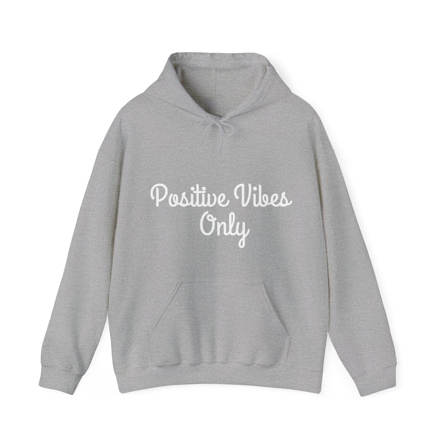 Positive Vibes Cute Text Hoodie | Motivational Gift For Her | Inspirational Quote