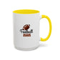 Football Mom Mug | Sports Fan Gift | Proud Mom | Mom Gift | 11oz Accent Mug | 15oz Accent Mug