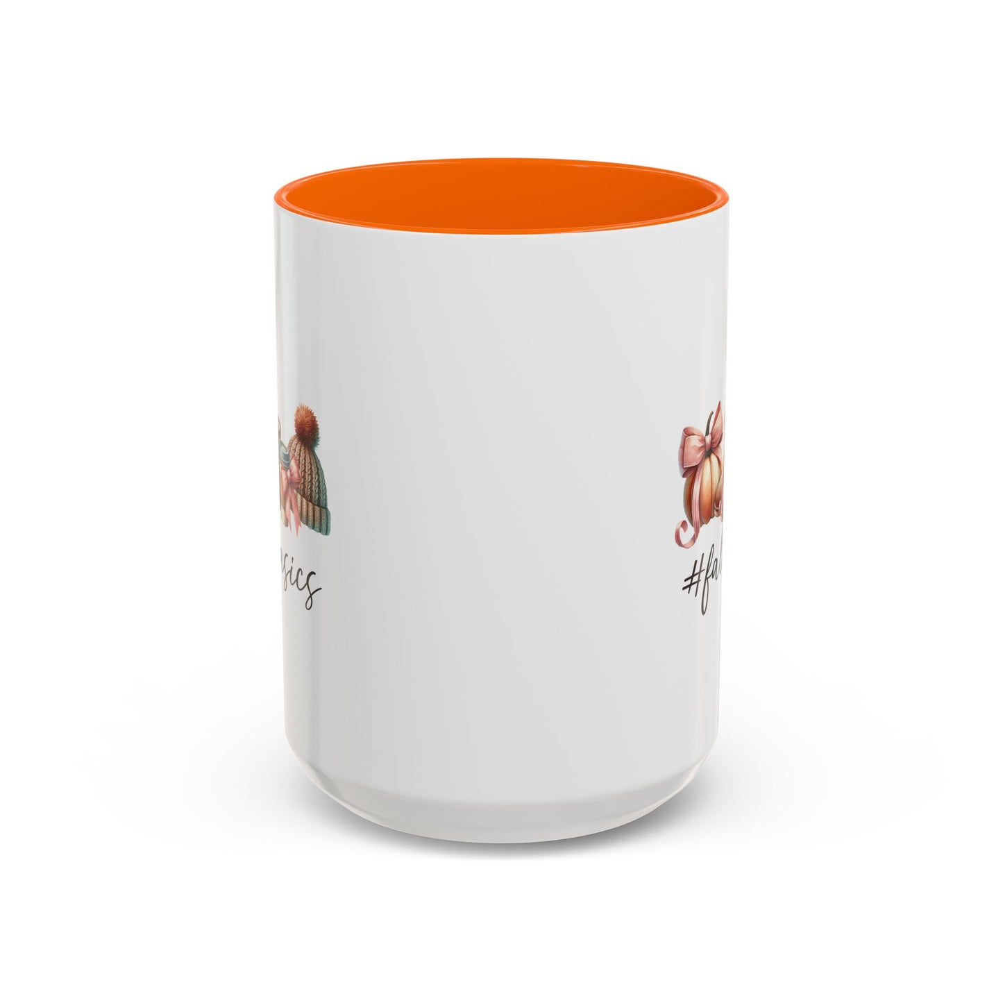 Fall Basics | Fall Lover's Mug | Pumpkin and Latte Mug | Fall Season Mug | Gift for Her | Fall Mug | 11oz Accent Mug | 15oz Accent Mug