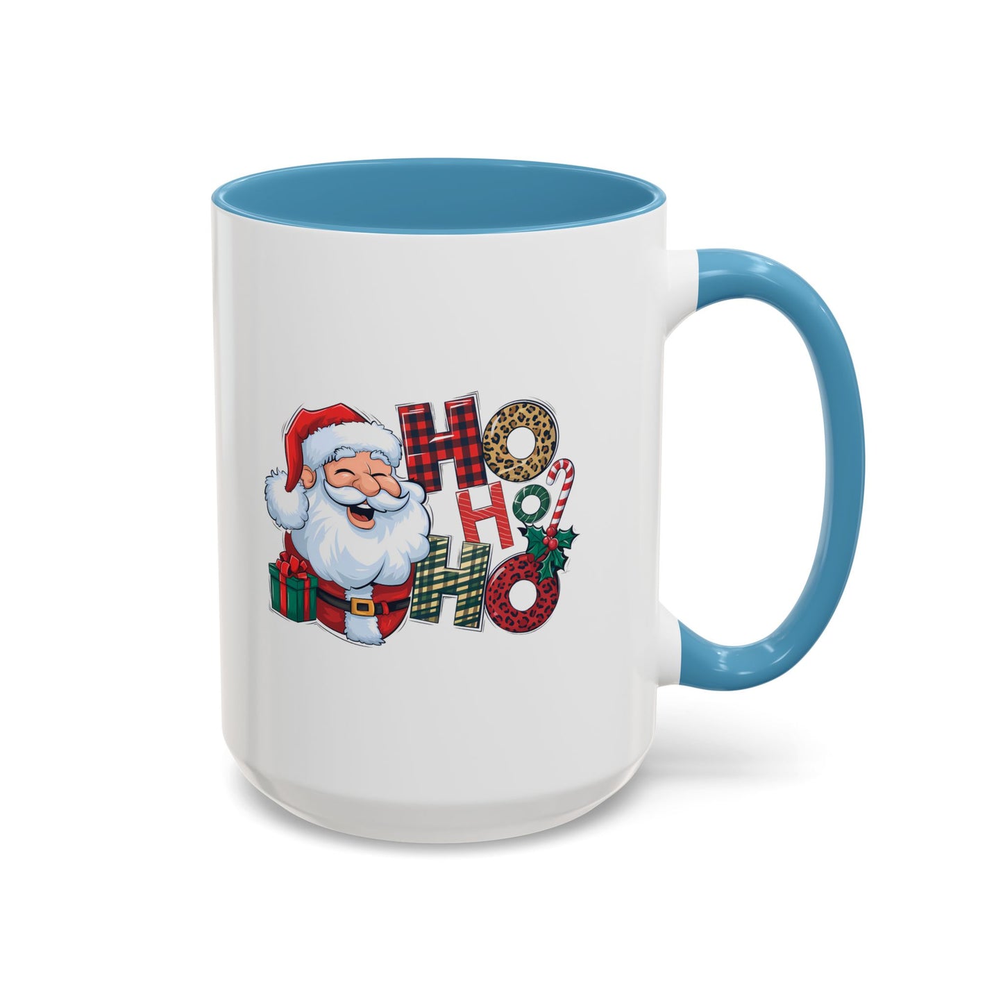 Santa Ho Ho Ho Christmas Mug | Gift Idea | Gift for Kids | Kids Christmas Gift Idea | Kids Mug | 11oz Accent Mug | 15oz Accent Mug