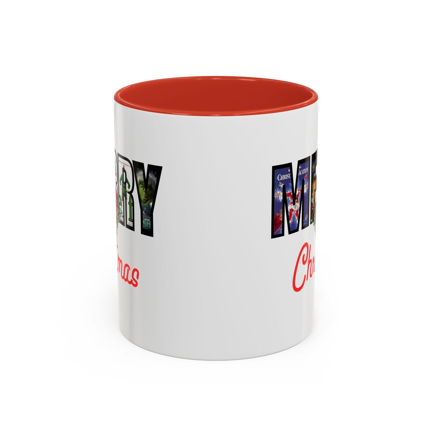 Cute Merry Christmas Nostalgic Holiday Movie Poster Mug | Christmas Gift | Funny Christmas Gift | Accent Mug | 11oz | 15oz |