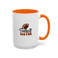 Football Sister Mug | Sports Fan Gift | Kids Mug | Sibling Gift | 11oz Accent Mug | 15oz Accent Mug