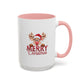 Reindeer Merry Christmas Mug | Merry Gift Idea | Gift for Kids | Kids Christmas Gift Idea | Kids Mug | 11oz Accent Mug | 15oz Accent Mug